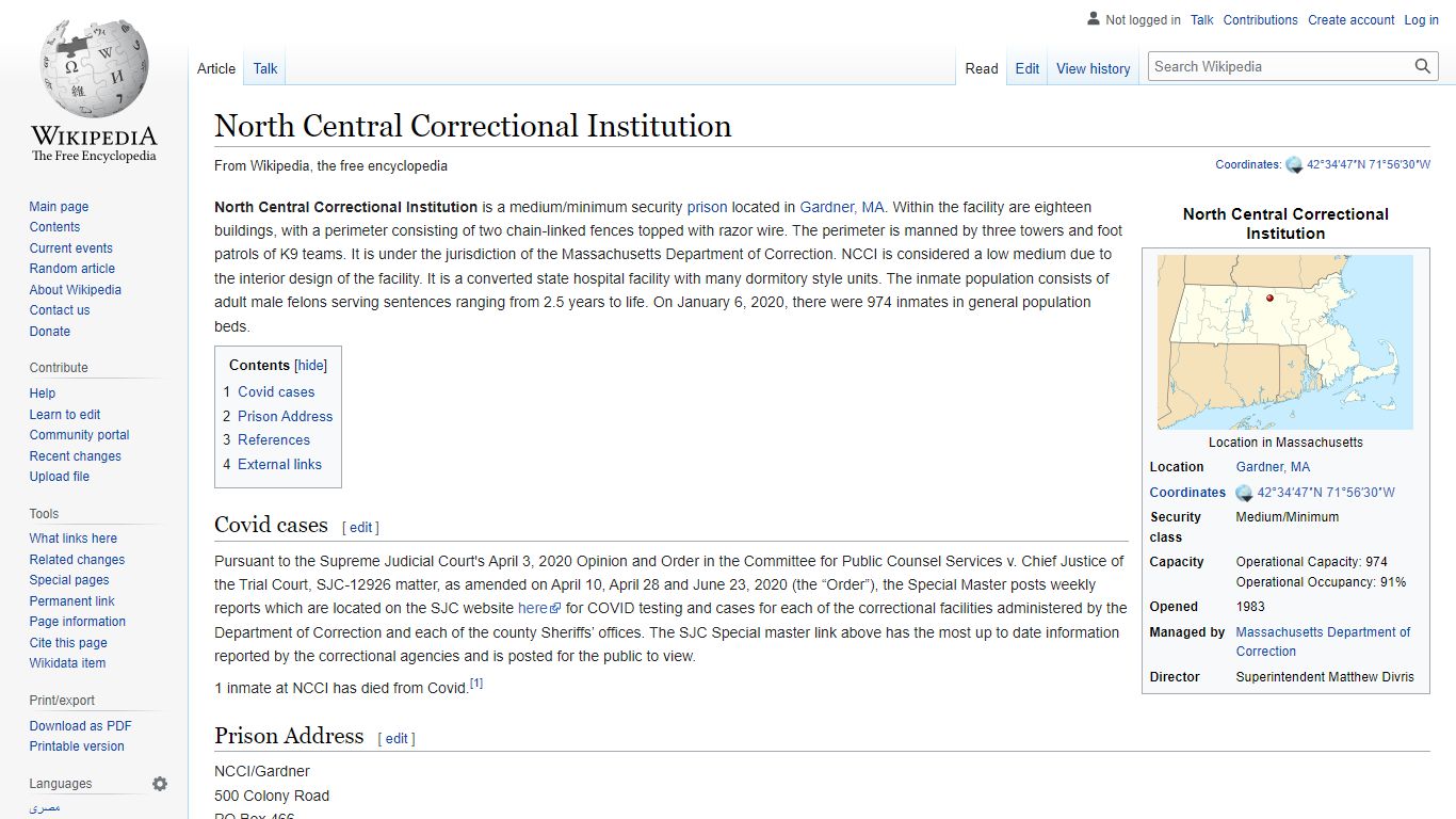 North Central Correctional Institution - Wikipedia