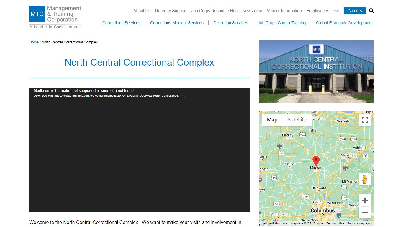 North Central Correctional Complex - MTC